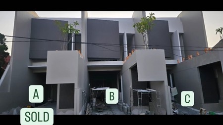 Dijual Rumah Baru 2 lantai di Manyar Tirtosari Surabaya