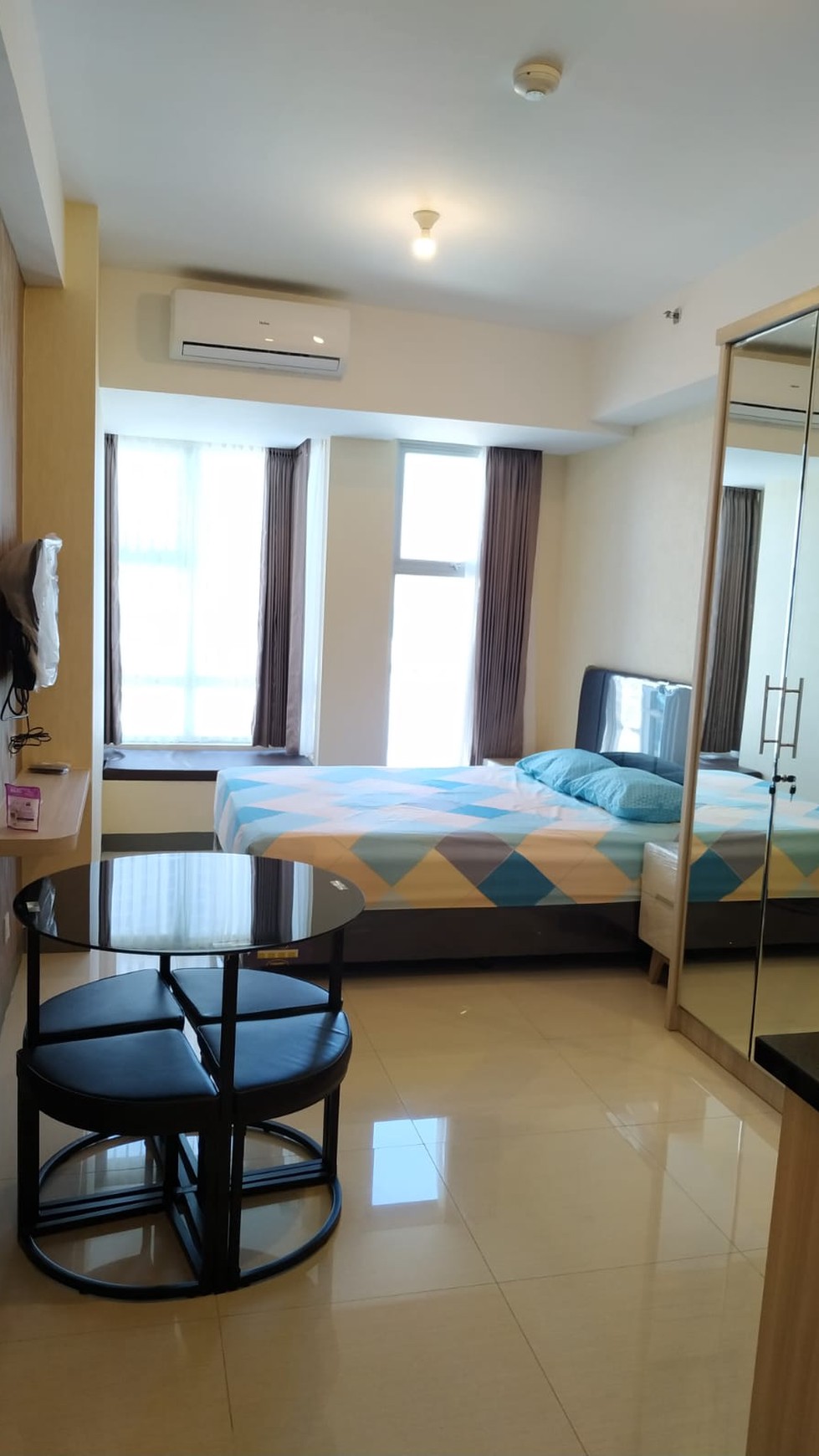 Disewakan Apartemen Anderson Pakuwon Mall Tipe STUDIO Full Furnished- Hadap Utara -  View Kota 