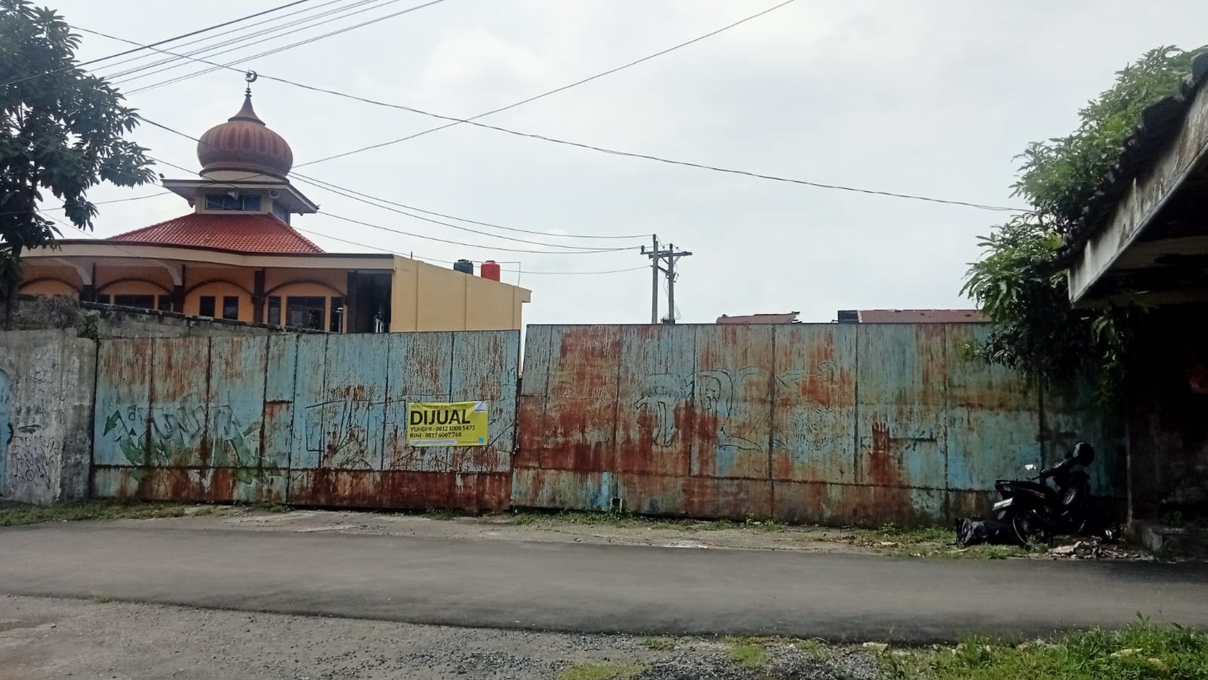 Tanah Luas 1919 Meter Persegi Cocok Untuk Gudang Lokasi Salam Magelang 