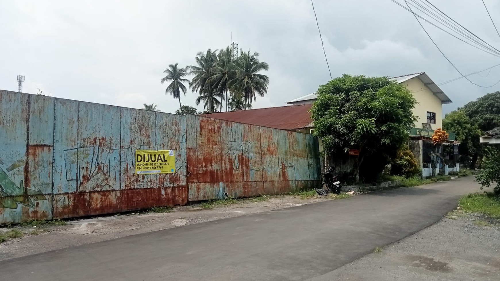 Tanah Luas 1919 Meter Persegi Cocok Untuk Gudang Lokasi Salam Magelang 