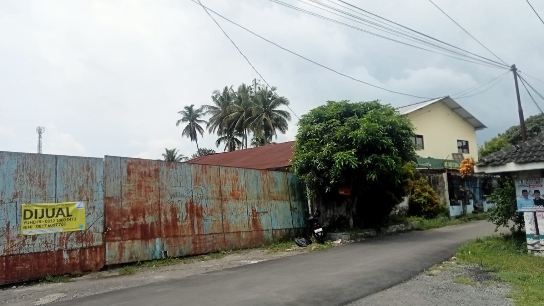 Tanah Luas 1919 Meter Persegi Cocok Untuk Gudang Lokasi Salam Magelang 