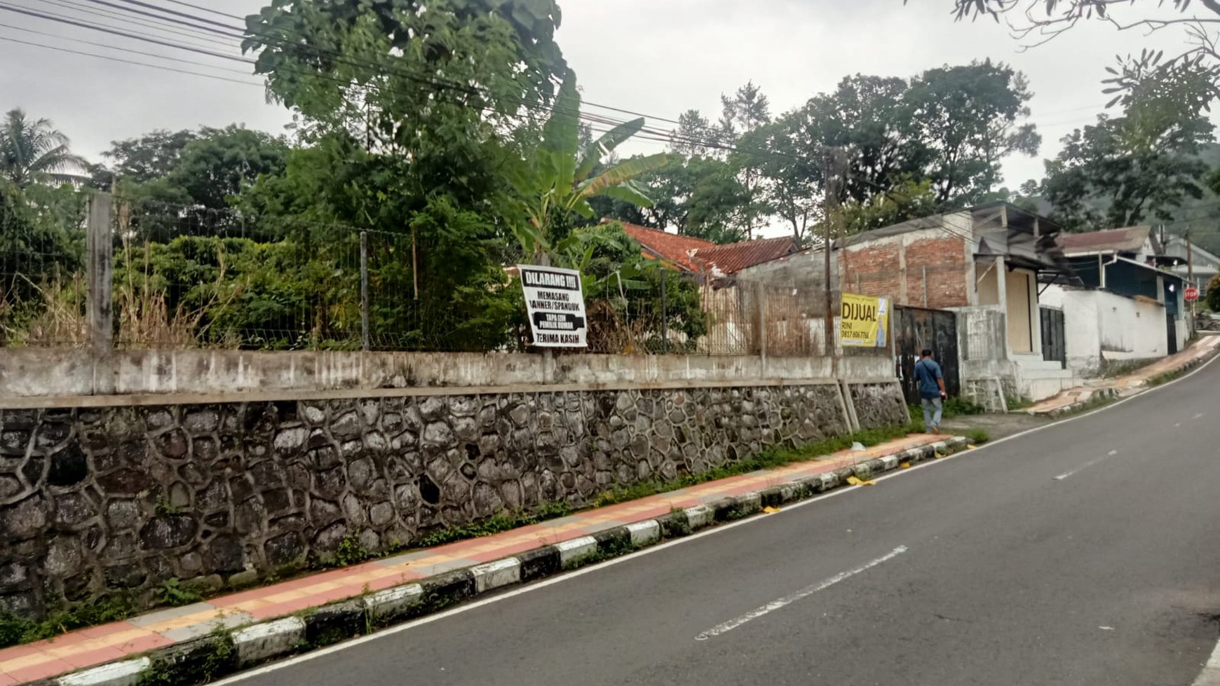 Tanah Luas 5345 Meter Persegi Lokasi Jurang Ombo Magelang Selatan