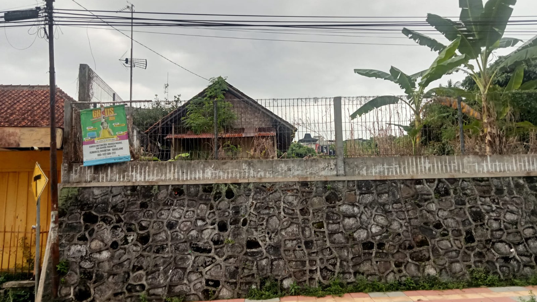 Tanah Luas 5345 Meter Persegi Lokasi Jurang Ombo Magelang Selatan