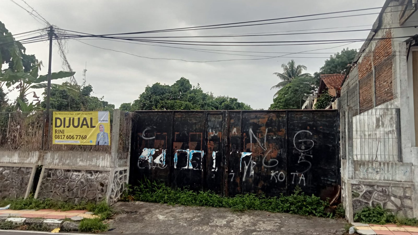 Tanah Luas 5345 Meter Persegi Lokasi Jurang Ombo Magelang Selatan