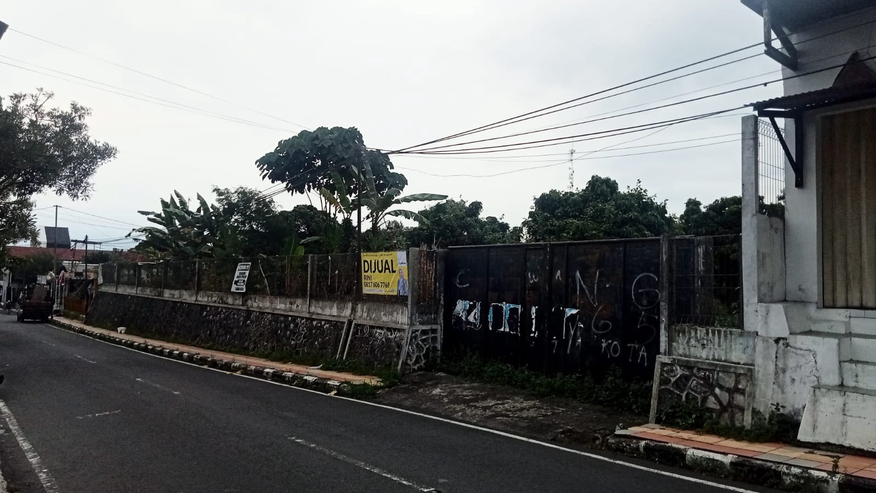 Tanah Luas 5345 Meter Persegi Lokasi Jurang Ombo Magelang Selatan