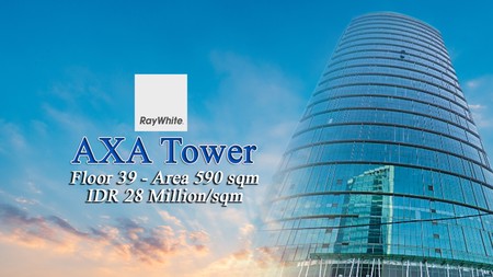 FOR SALE Murah Premium Office Space  AXA Tower Luas 390 Meter Kuningan Jakarta Selatan