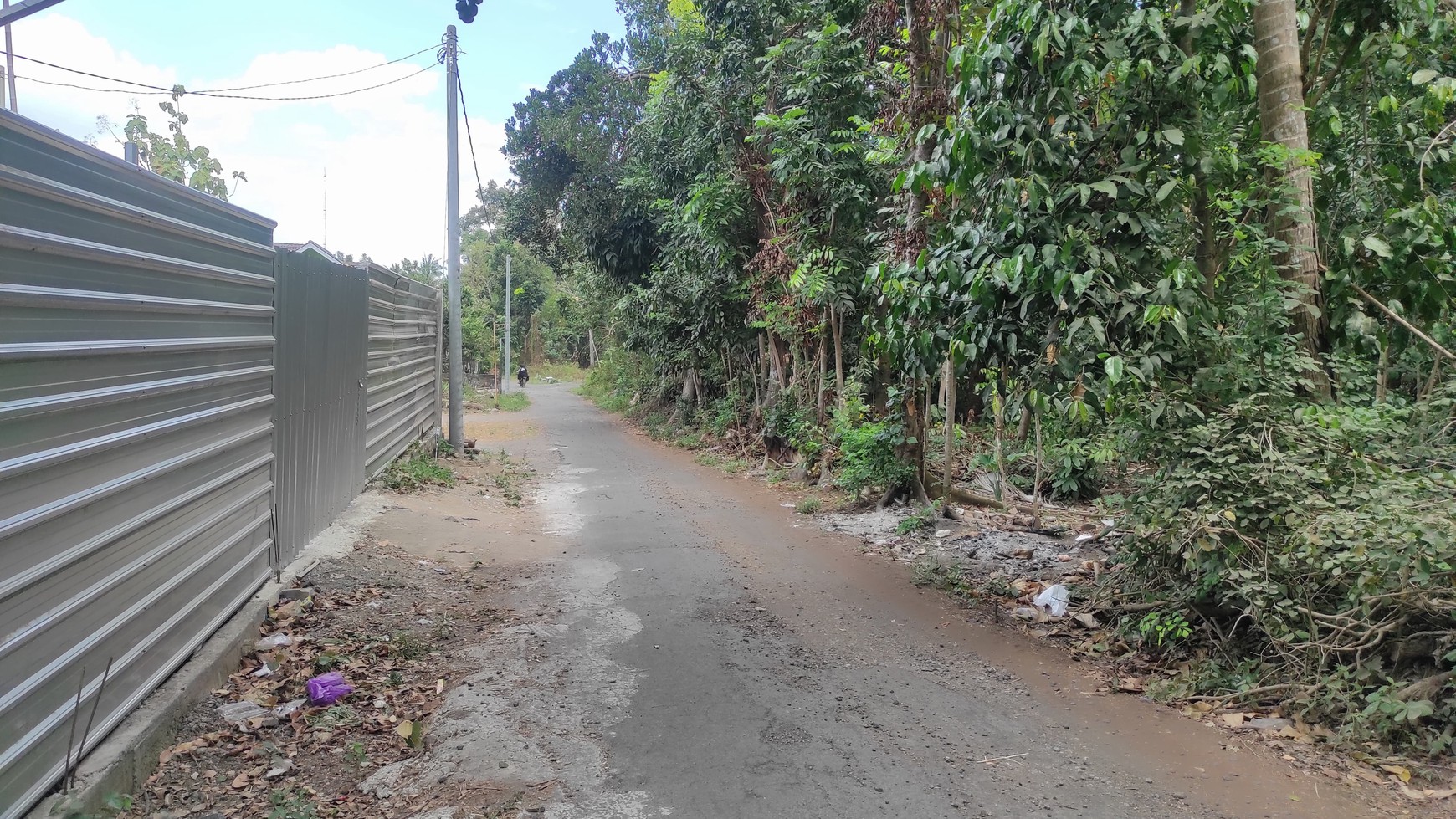 Disewakan Tanah Pekarangan luas 500Meter Persegi Lokasi Dekat Kampus UII Terpadu 