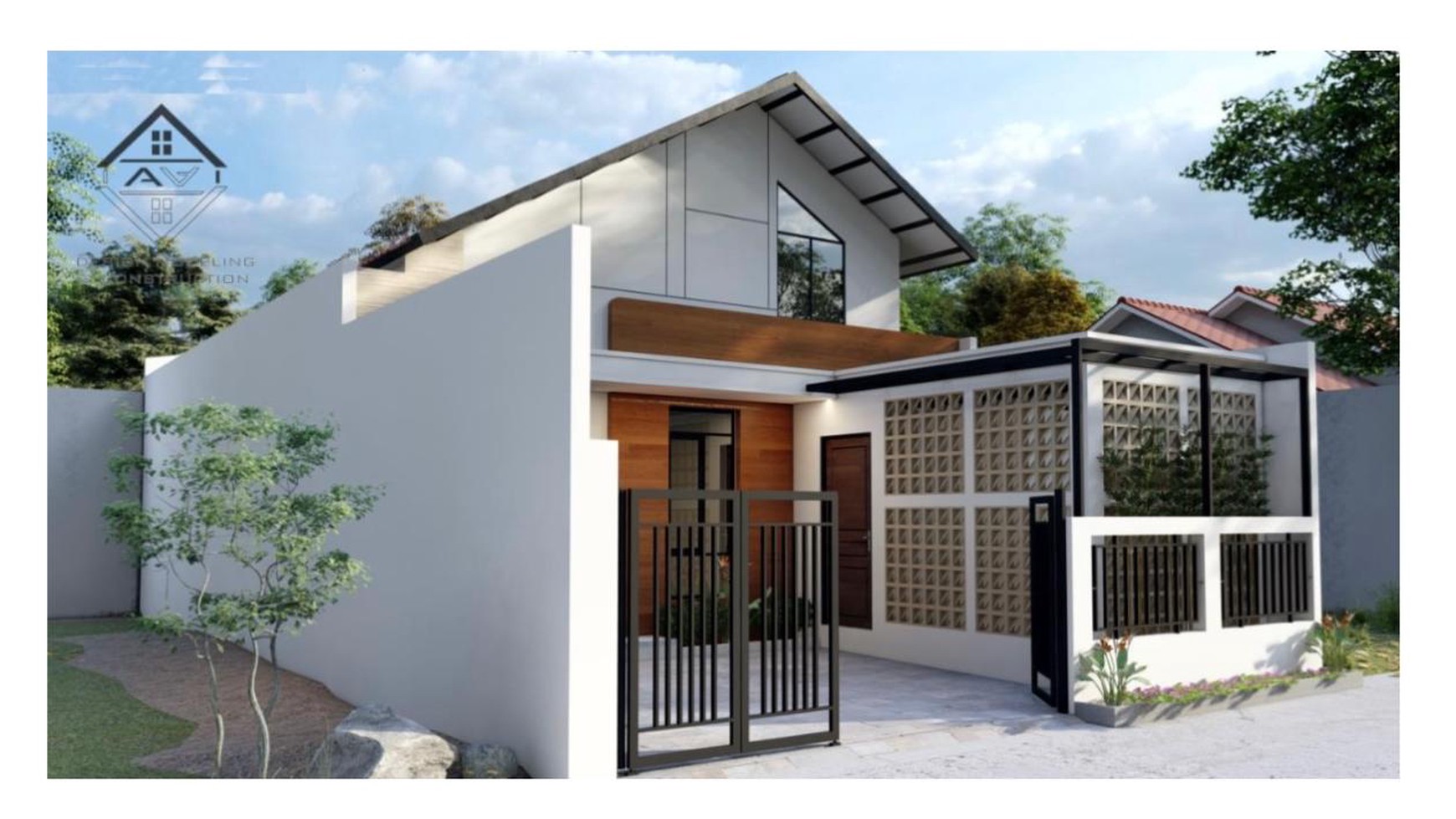 Rumah Baru dengan Desain Layout Minimalis Modern @Ciputat