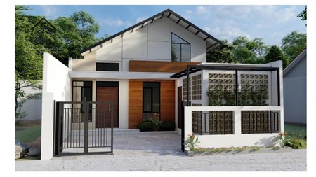 Rumah Baru dengan Desain Layout Minimalis Modern @Ciputat