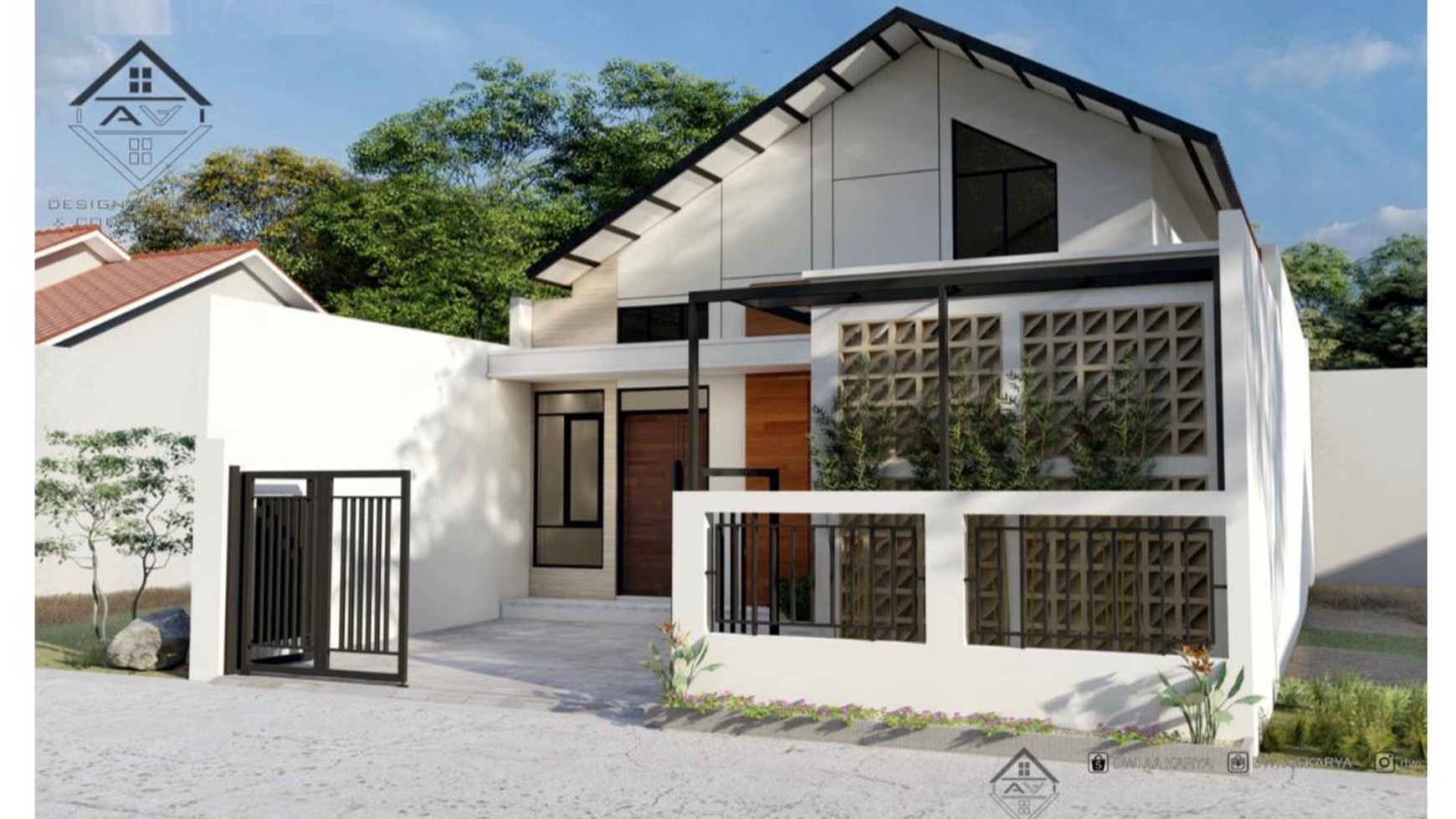 Rumah Baru dengan Desain Layout Minimalis Modern @Ciputat