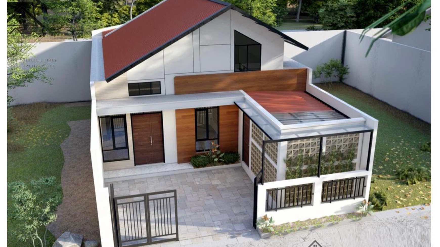 Rumah Baru dengan Desain Layout Minimalis Modern @Ciputat