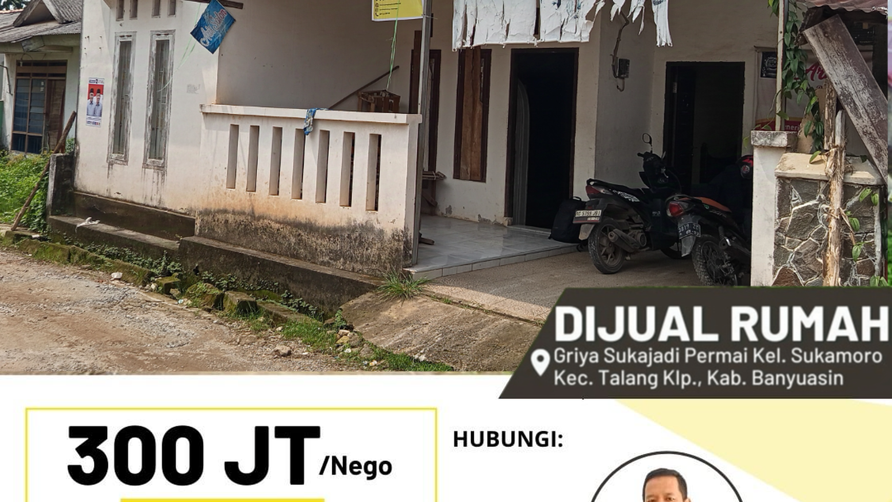 Rumah Dijual Cepat Km 14 Palembangg