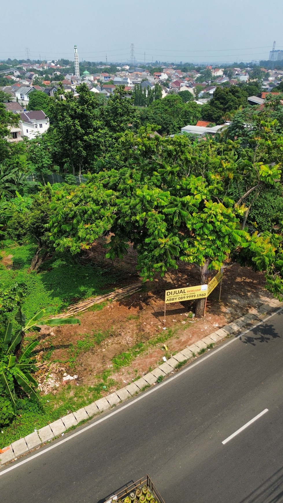 DIJUAL TANAH DI PINGGIR JALAN UTAMA (ARIA PUTRA) SERUA - CIPUTAT