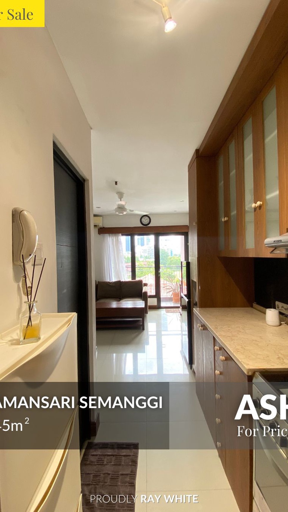 Disewakan Apartemen Unit Tamansari Semanggi 1 Bedroom, Dekat Area Perkantoran dan Pusat Kota - Setiabudi.