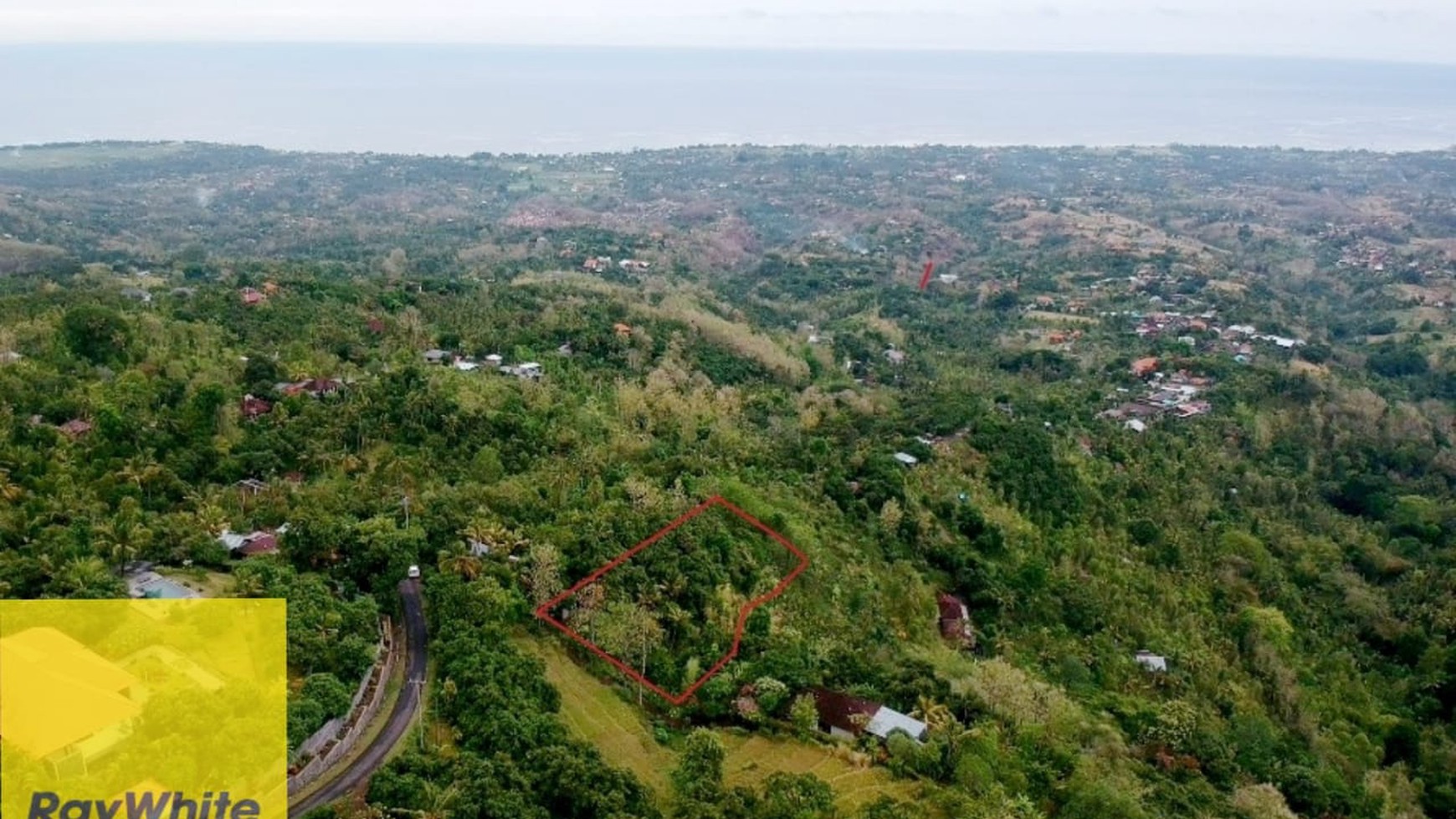 Prime 3100 sqm Land for Sale in Lovina Hills - Sea View & Green Scenery