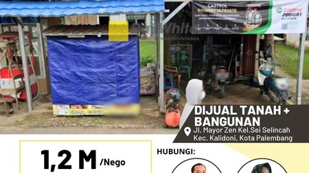 Dijual Cepat Tanah di Pinggir Jalan Utama Kota Palembang