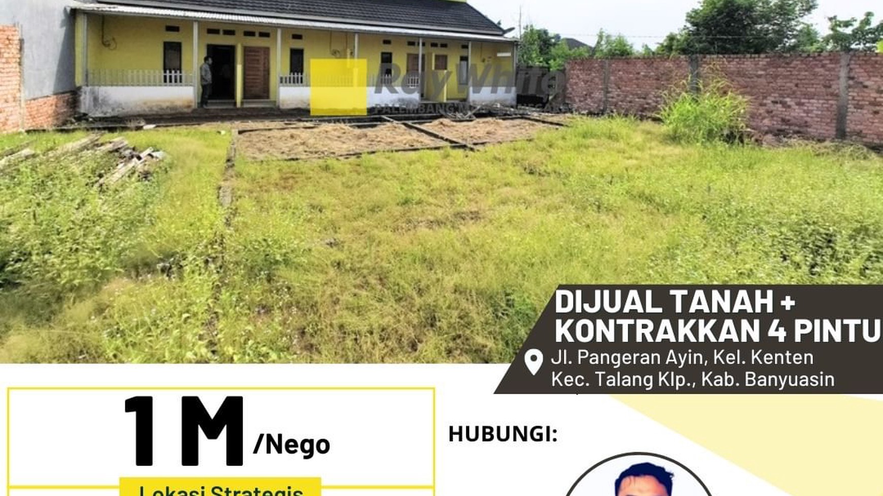 DIJUAL TANAH dan Bedeng