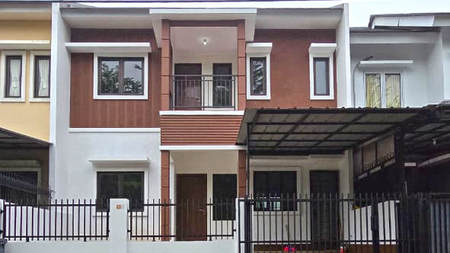 Rumah dalam semi cluster Kencana Loka BSD City, depan bukan rumah lain