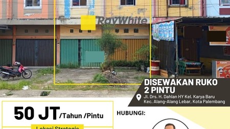 Ruko Disewakan 2 Pintu Maskarebet