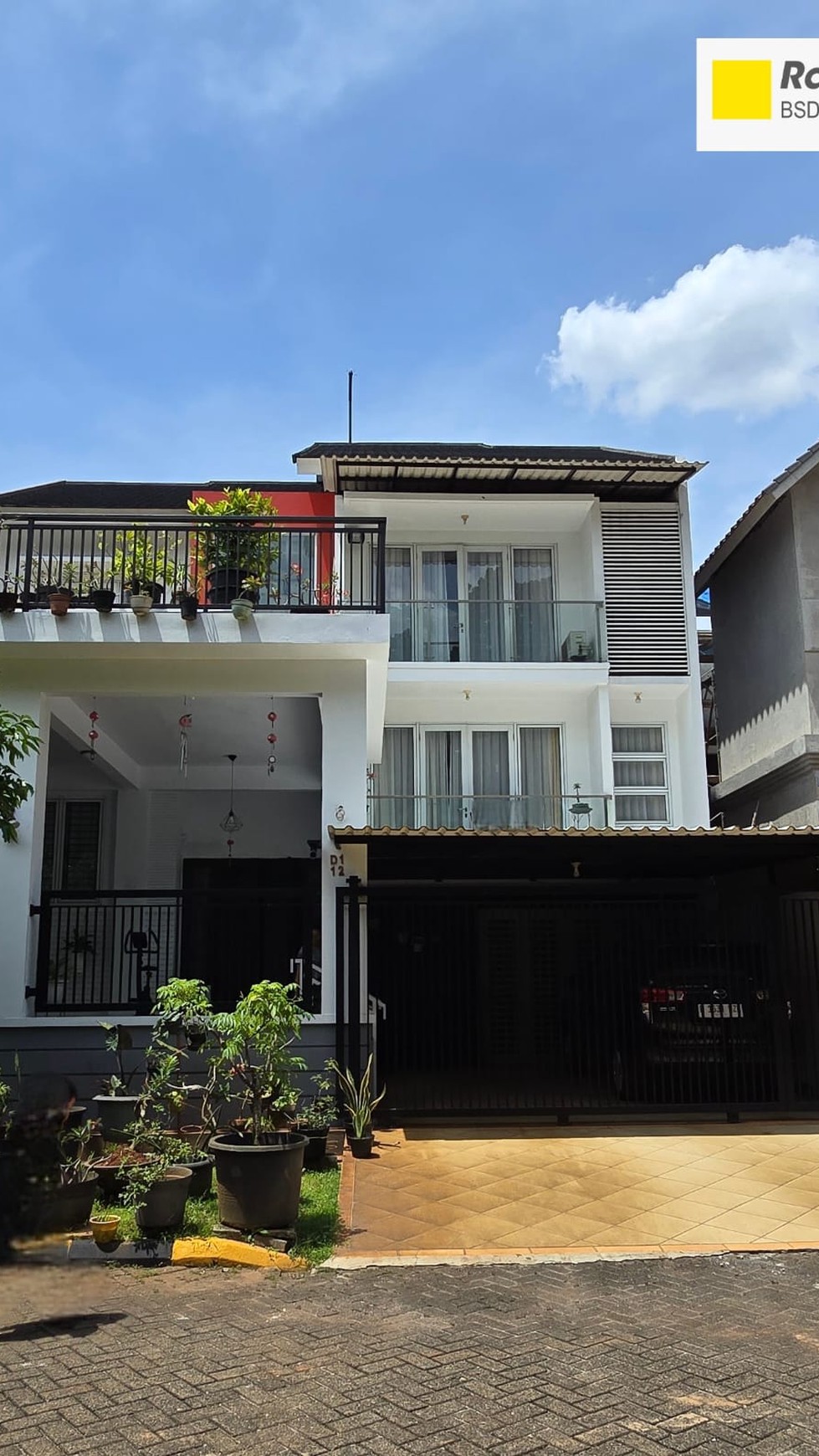 Spesial Rumah depan LITTLE FOREST jogging track di Puspita Loka BSD City