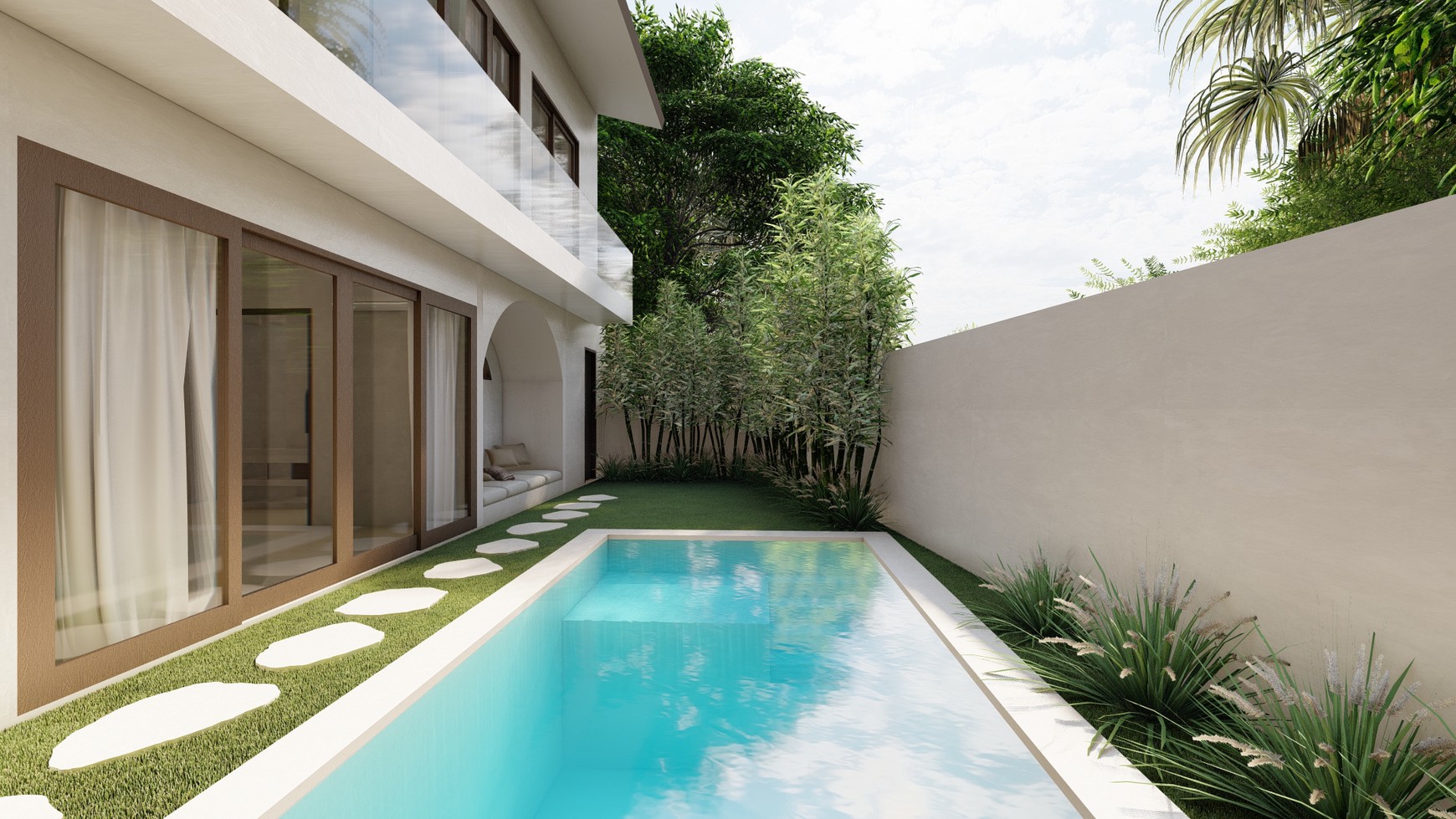 Leasehold - Villa modern minimalistic designed villas, using premium materials in Bingin, Pecatu - Uluwatu, Bali