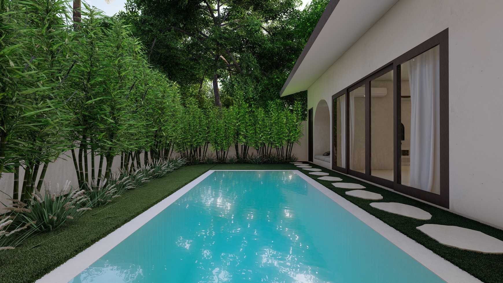 Leasehold - Villa modern minimalistic designed villas, using premium materials in Bingin, Pecatu - Uluwatu, Bali