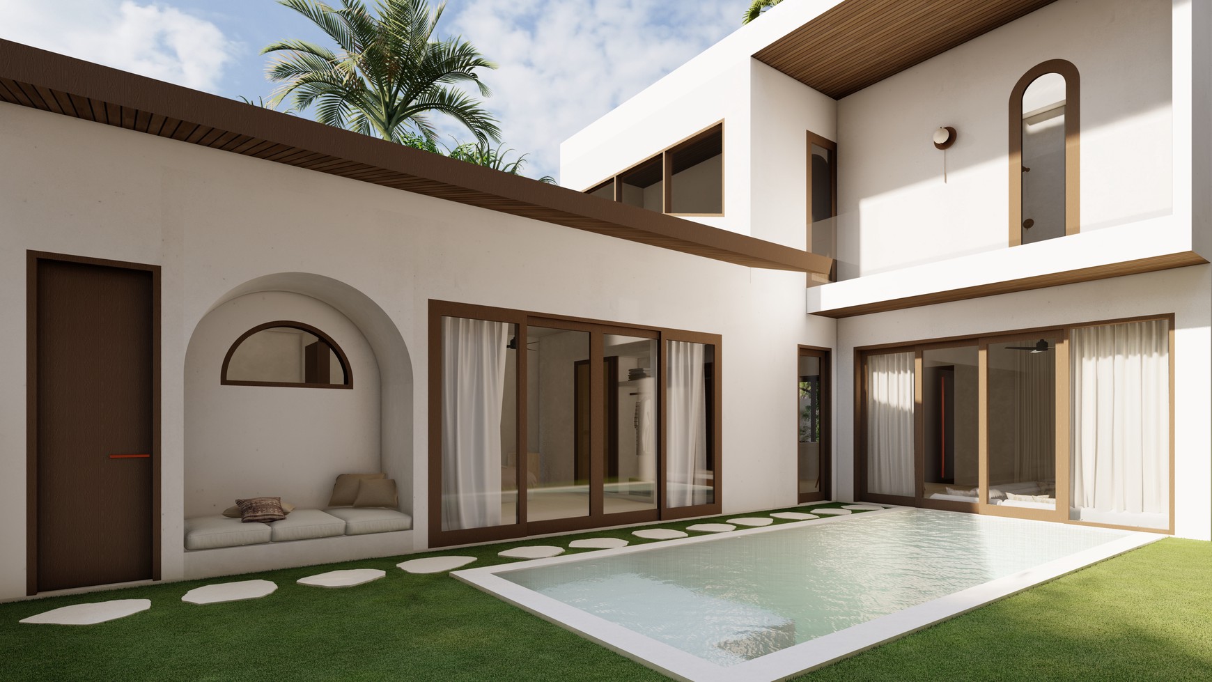 Leasehold - Villa modern minimalistic designed villas, using premium materials in Bingin, Pecatu - Uluwatu, Bali