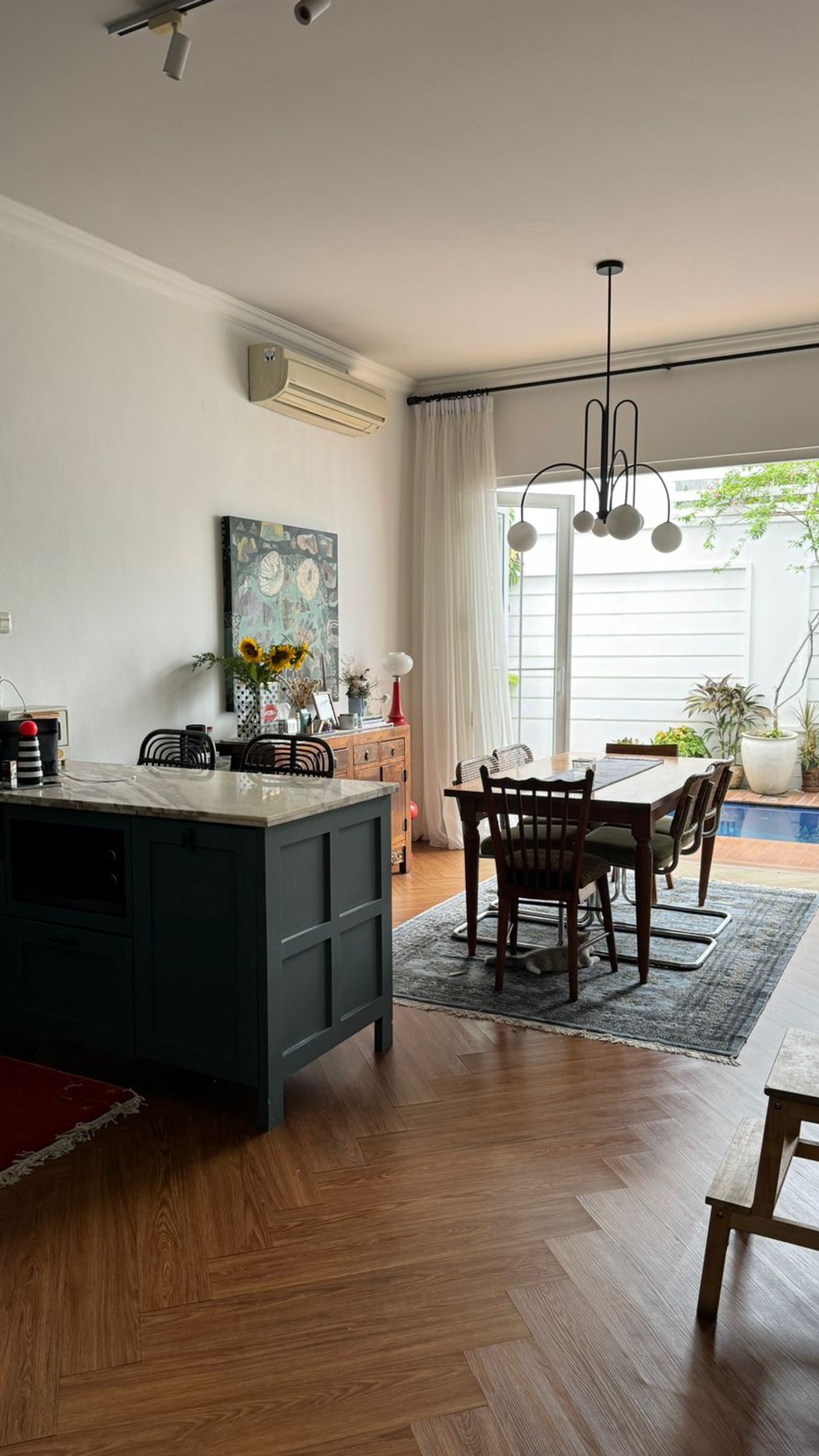 Townhouse modern minimalis private pool pejaten kemang lokasi sangat strategis dekat AIS pejaten 