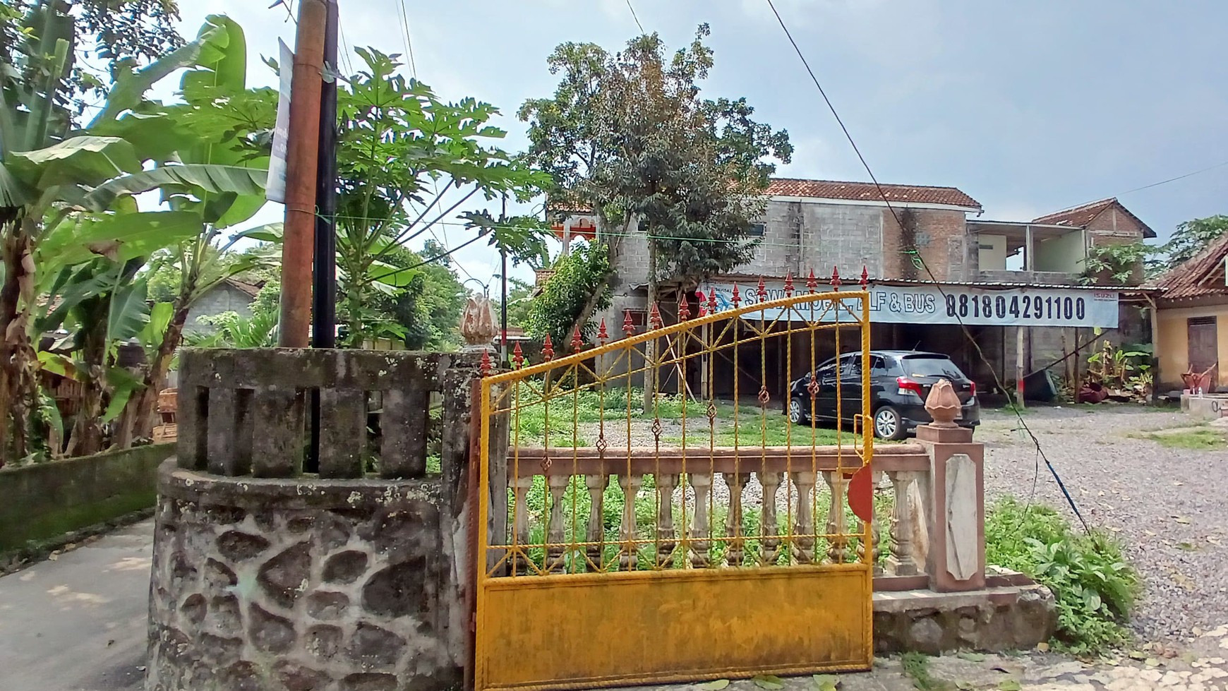 Tanah & Bangunan Rumah Lokasi di Daerah Ngablak Dekat SMPN 2 Turi Sleman