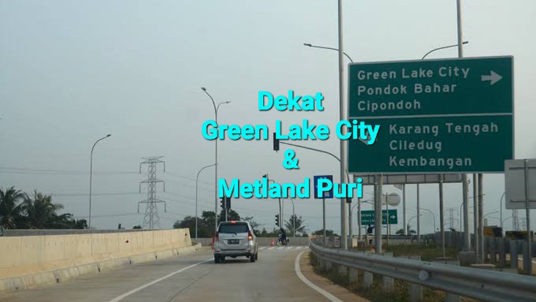 Tanah 5000m2 Karang Tengah, Dekat Green Lake City, Metland Puri 