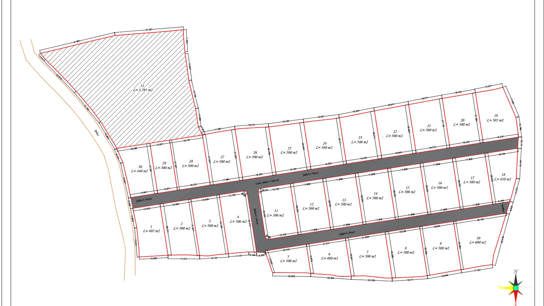  Land Leasehold 3 Minute To Pandawa Beach 