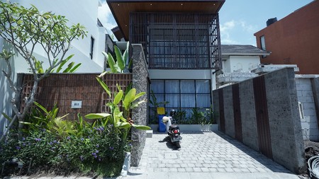 For Annual Rental - Modern villa 3 bedrooms walking distance to the beach in the heart of Canggu