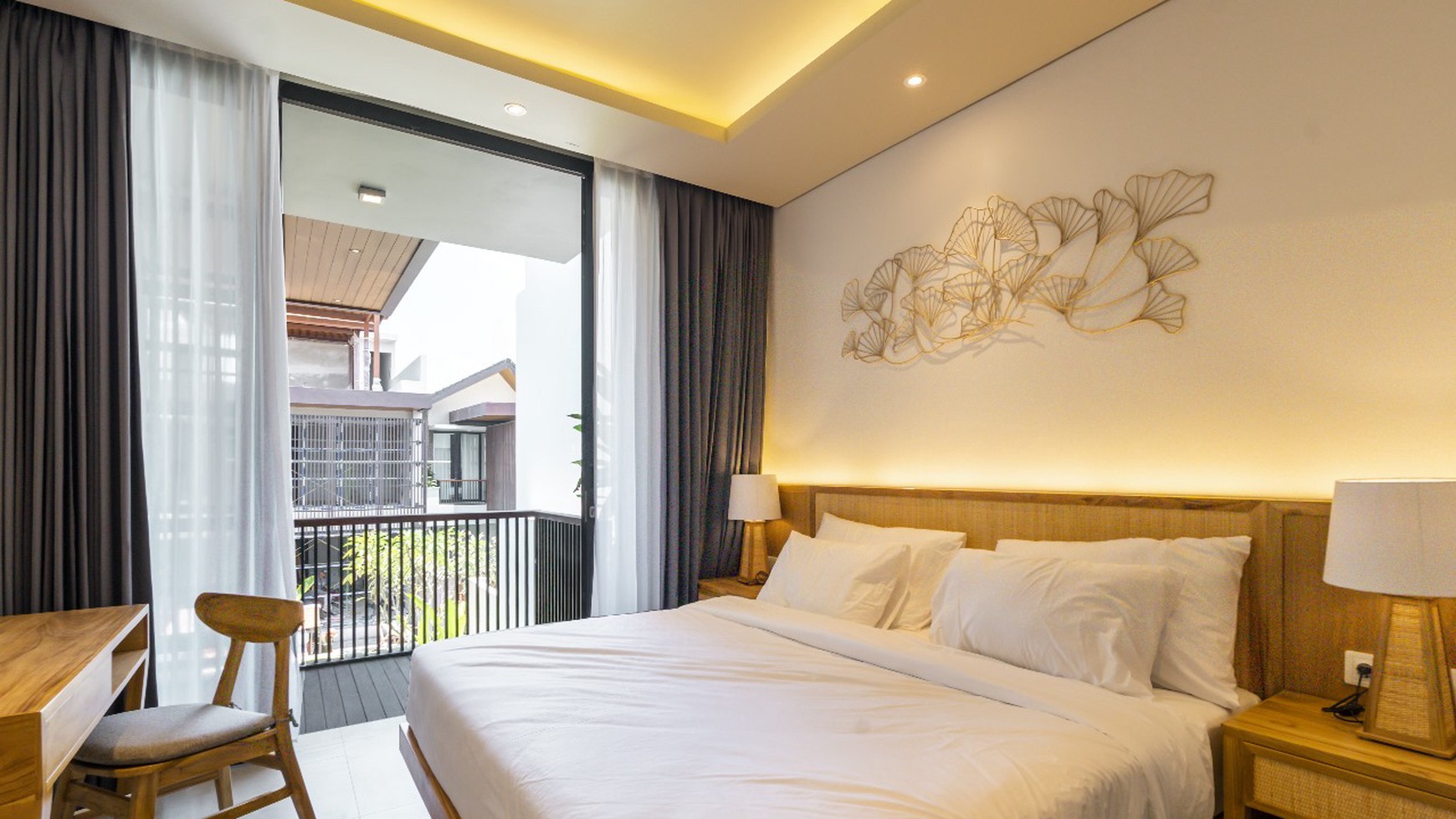 For Annual Rental - Modern villa 3 bedrooms walking distance to the beach in the heart of Canggu