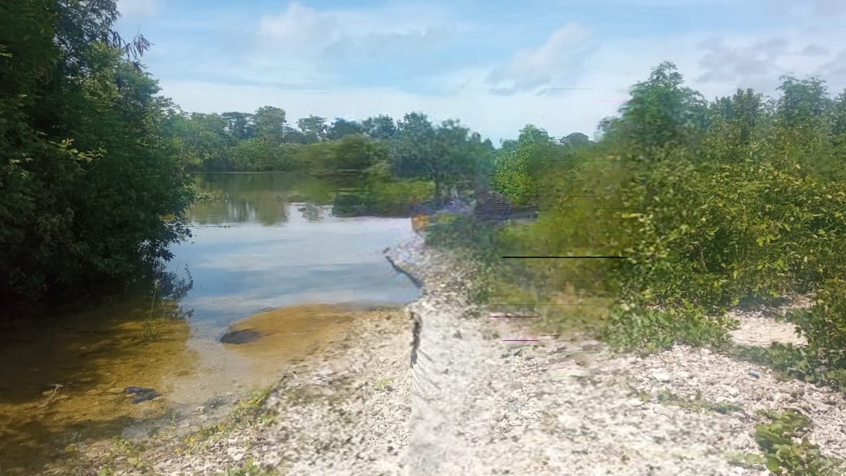 Tanah pinggir pantai di Cigeulis Pandeglang Banten