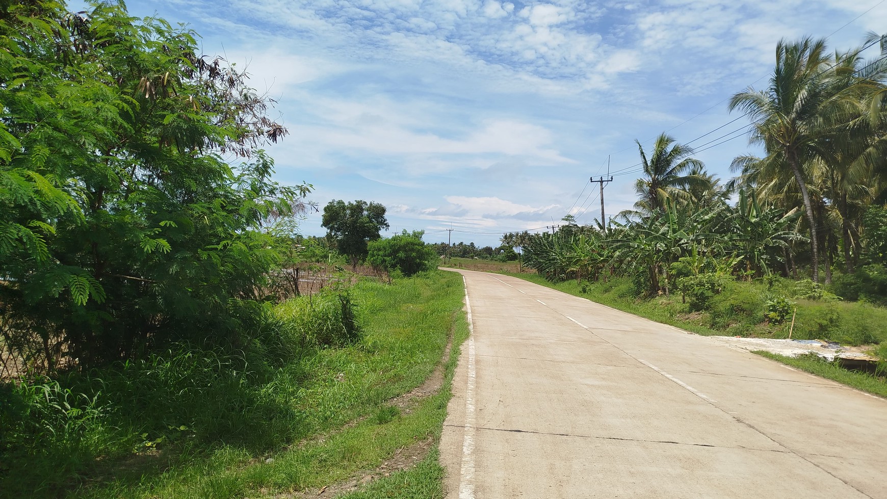 Tanah pinggir pantai di Cigeulis Pandeglang Banten