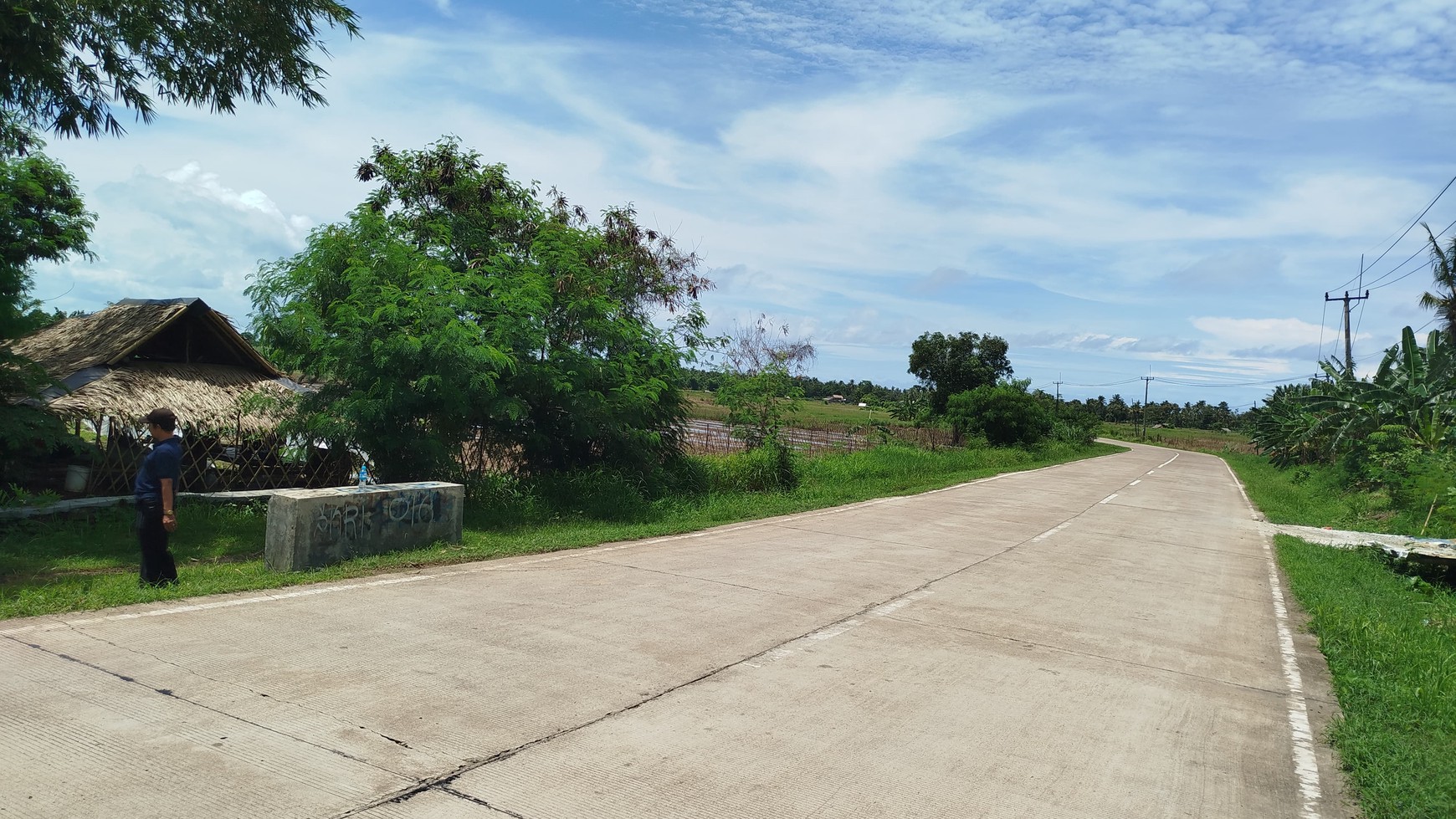 Tanah pinggir pantai di Cigeulis Pandeglang Banten