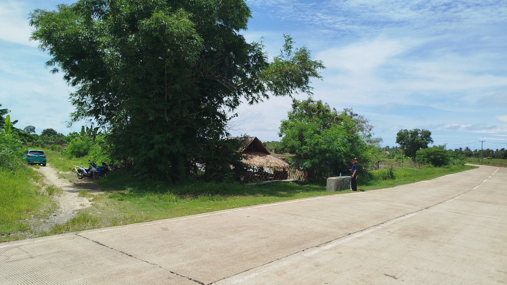 Tanah pinggir pantai di Cigeulis Pandeglang Banten