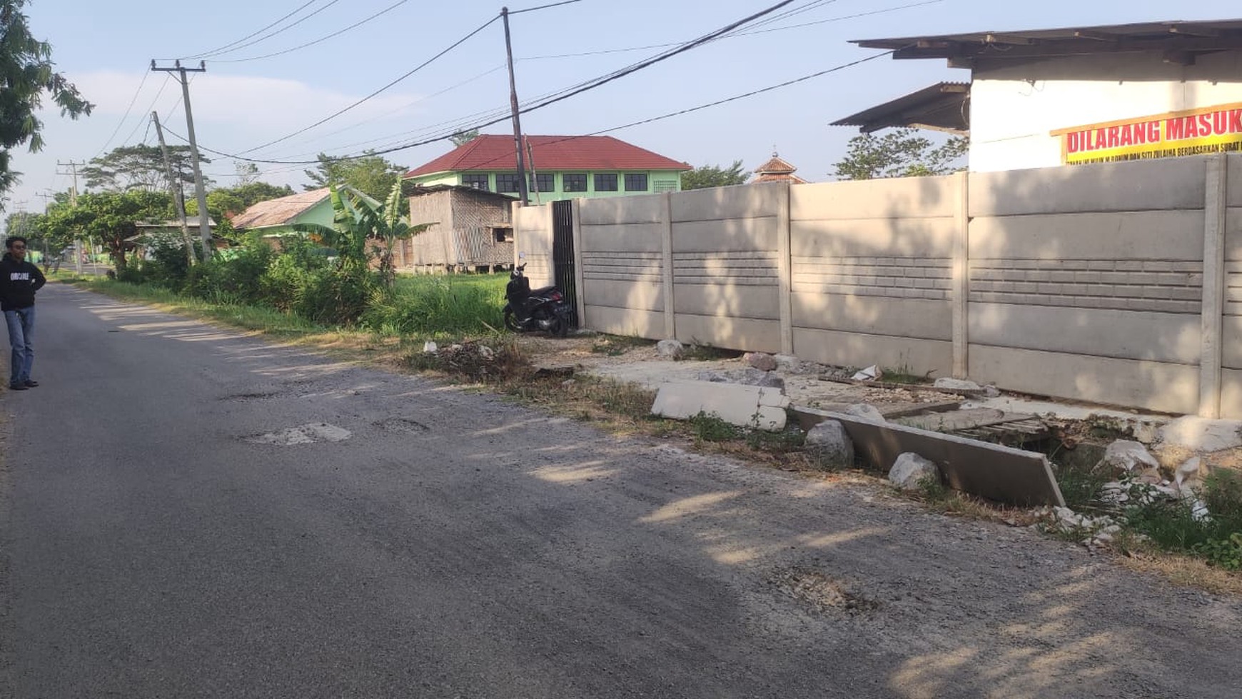 di jual tanah hamparan dekat UIN