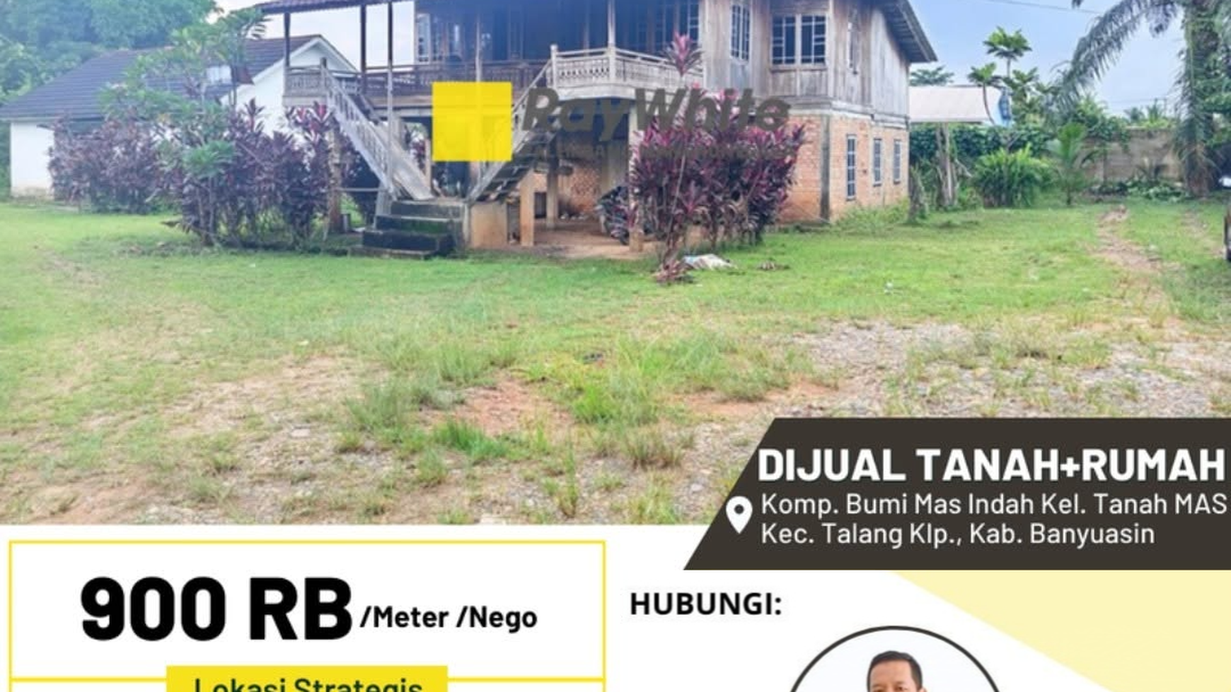 Tanah dan Bangunan dijual cocok untuk tempat rekreasi