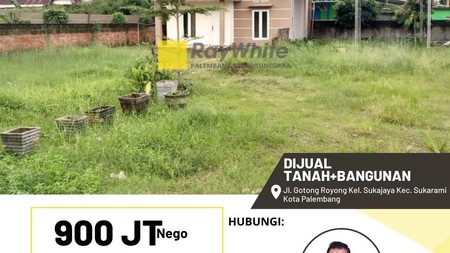 DIJUAL TANAH + BANGUNAN 