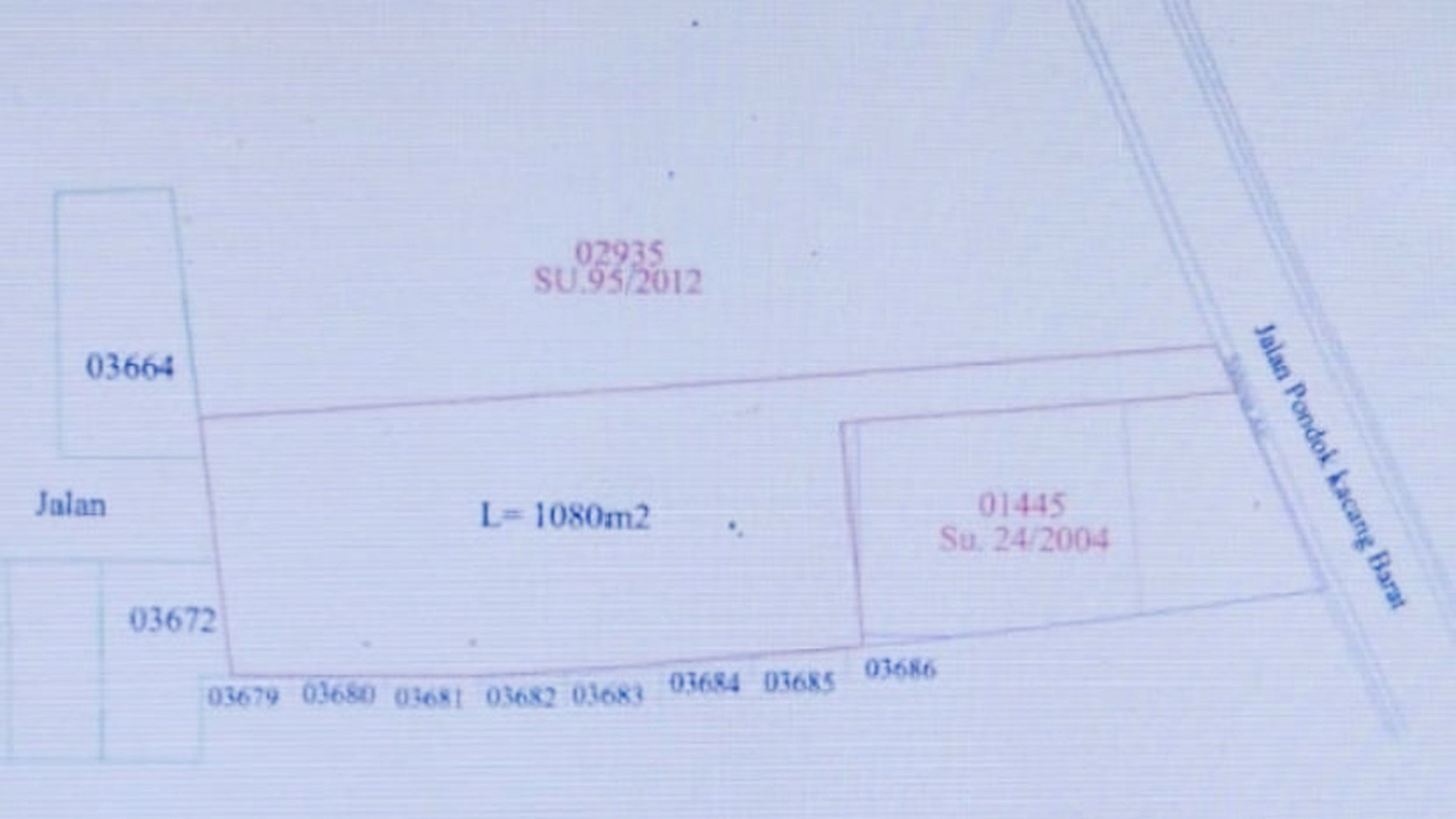 Rumah Hitung Tanah Area Cipete