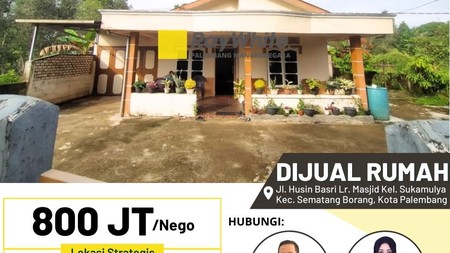 Rumah Dijual Cepat di Sematang Borang Palembang