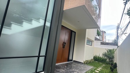 Brandnew bright house for rent kemang jakarta selatan semifurnish 