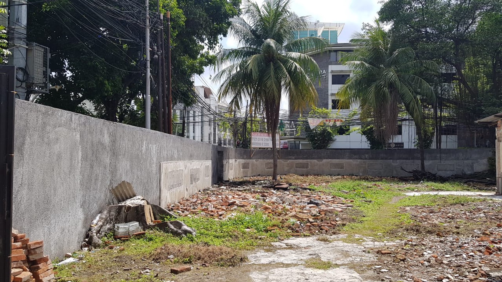 Disewa Tanah kosong siap bangun di Menteng di lokasi Prime