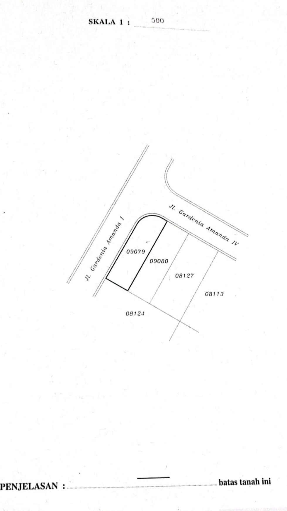 Tanah Kavling Istana Gardenia Regency