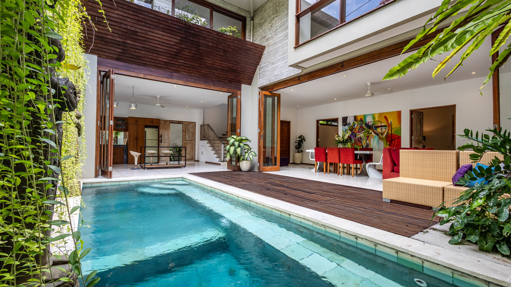 For Annual Rental - Modern boutique villa 4 bedrooms walking distance to the beach clubs in the heart of Canggu