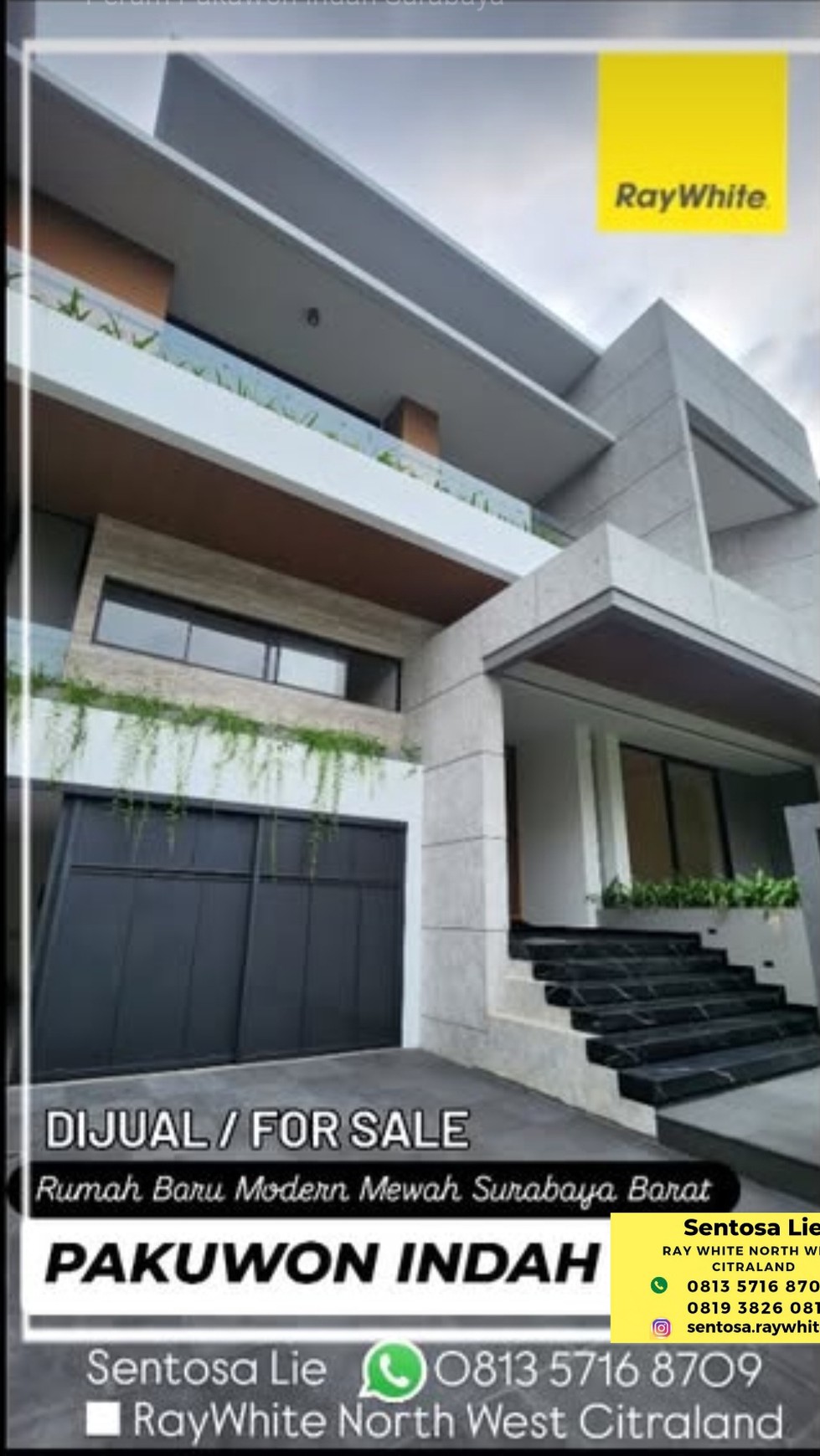 Dijual Rumah Baru Pakuwon Indah Imperial.Golf Surabaya dekat Graha Family, Citraland, Pakuwon Mall, Bukit Darmo Golf