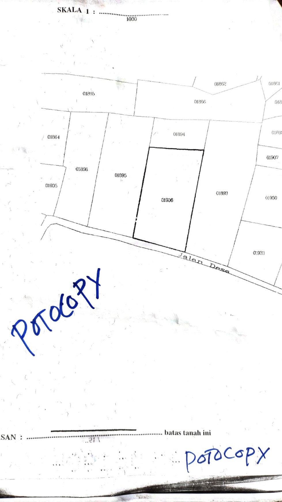 Rumah Hitung Tanah Area Cipete