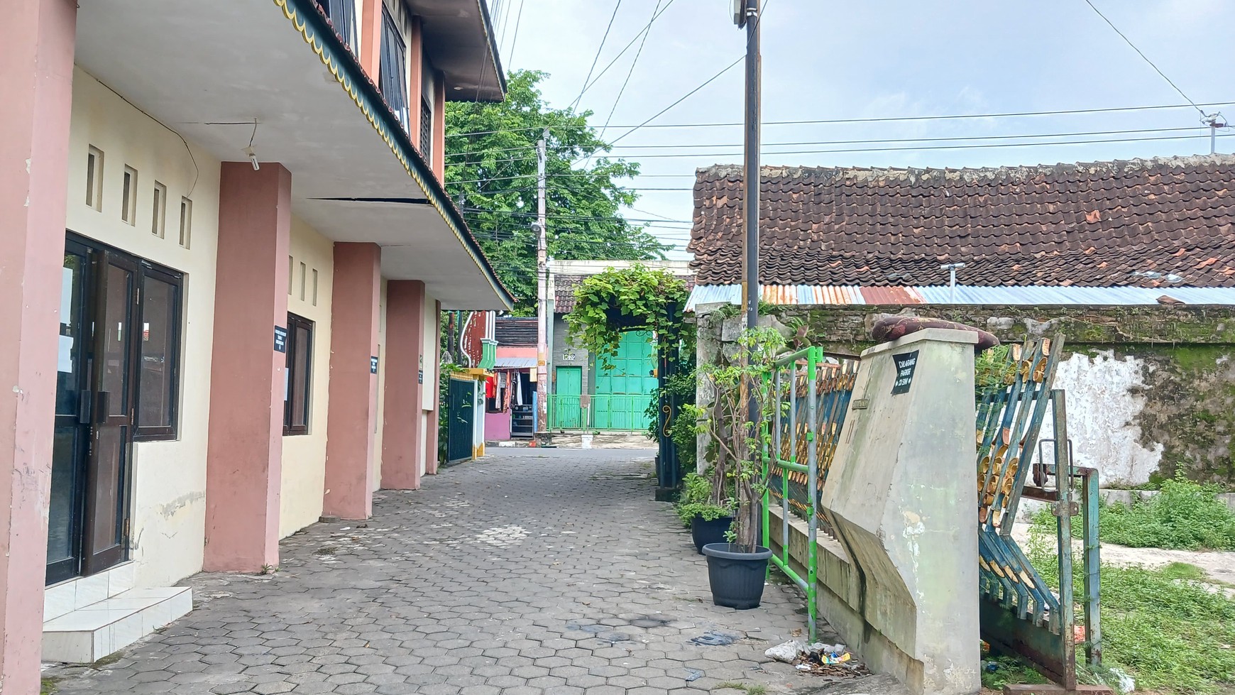 Tanah Bonus Bangunan di Tengah Kota Lokasi Dekat Pasar Lempuyangan