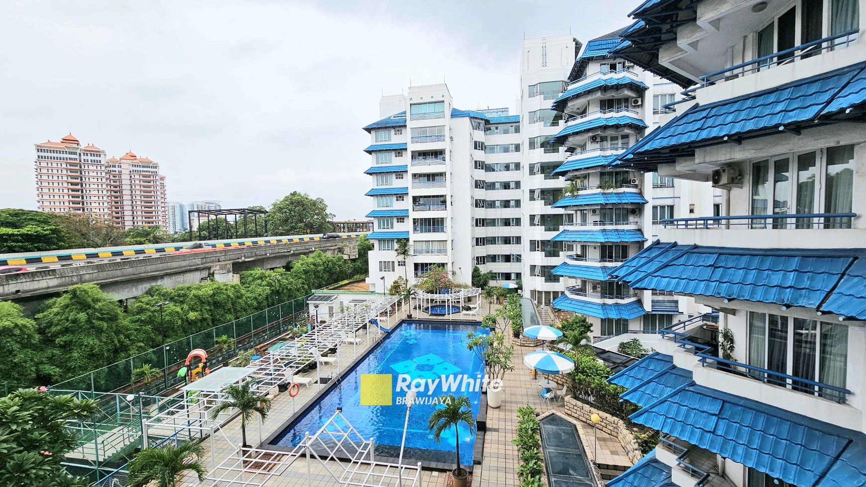 Apartemen Brawijaya, Kebayoran Baru, Jakarta Selatan, Lantai 5, city view